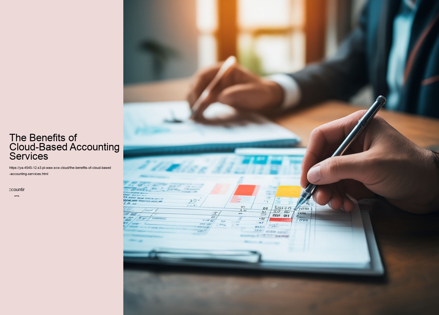 The Benefits of Cloud-Based Accounting Services