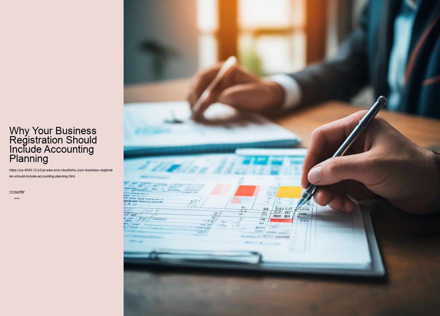 Why Your Business Registration Should Include Accounting Planning